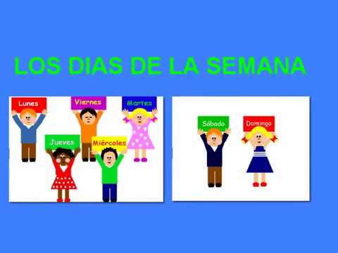 Canción los días de la semana